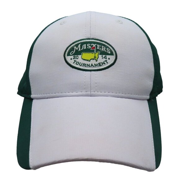 Ahead Adult One Size OS Masters 2014 Golf Tournament Embroidered Hat Green White - Picture 12 of 12